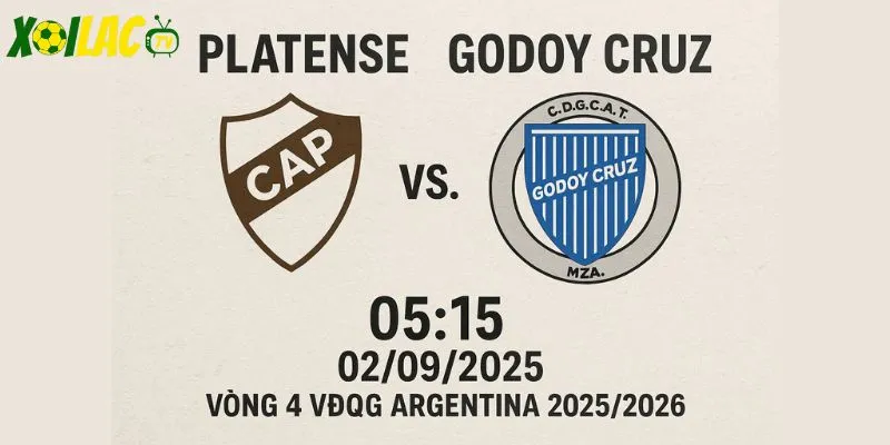 Platense vs Godoy Cruz lúc 05h15 ngày 02/09/2025