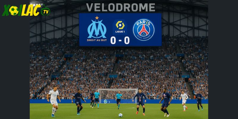 Velodrome – nơi Marseille vs PSG luôn bùng nổ cảm xúc.